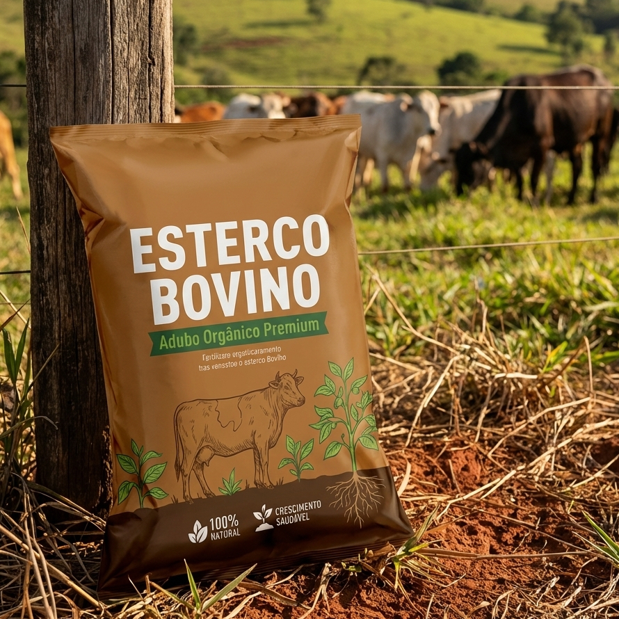 Esterco Bovino Orgânico MISTO 15KG – 30LITR