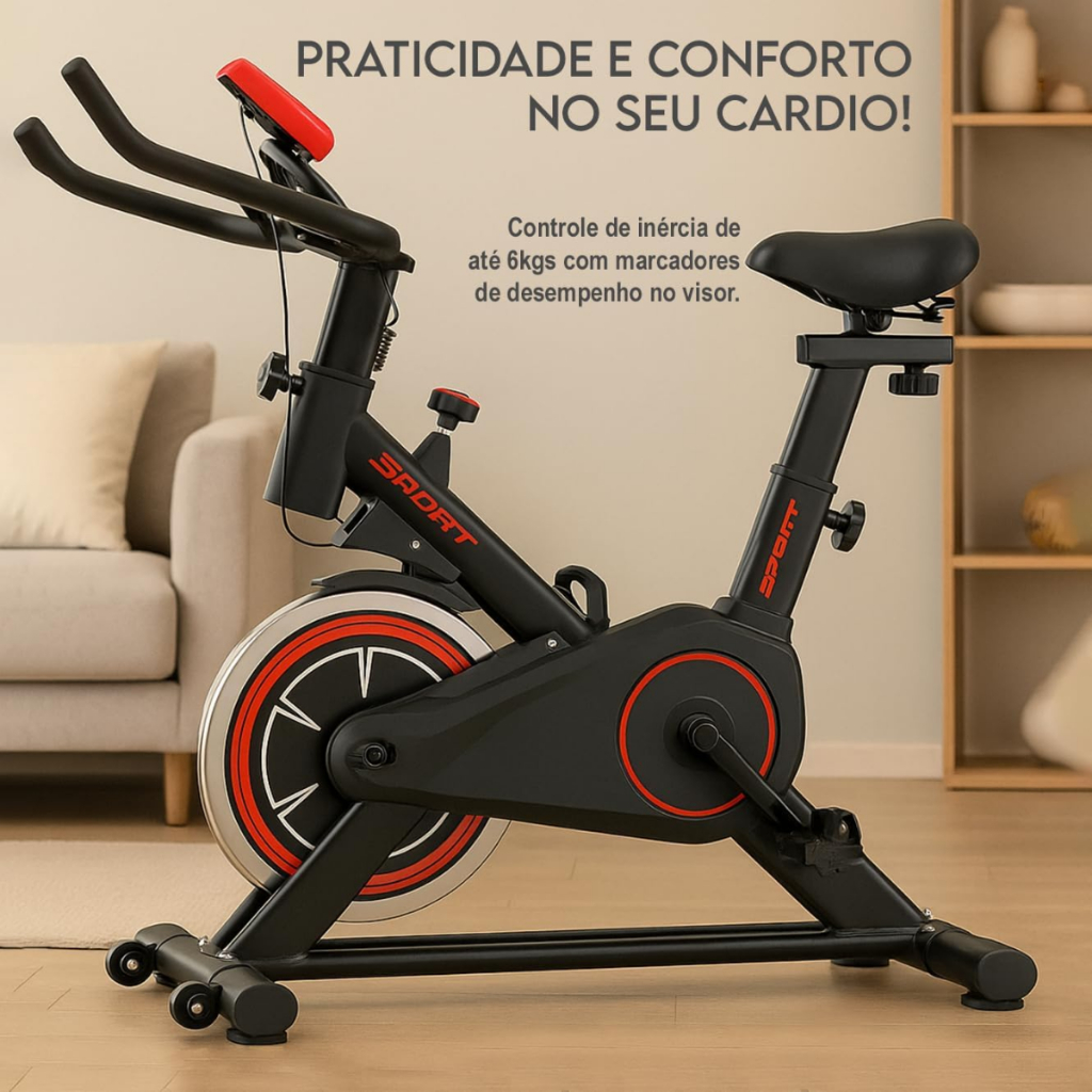 Bicicleta Ergométrica Bike Spinning Bike Treino e