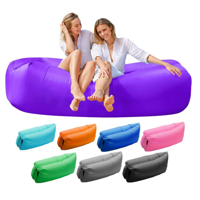 Air Sofá Inflável Puff Portátil de Nylon para P