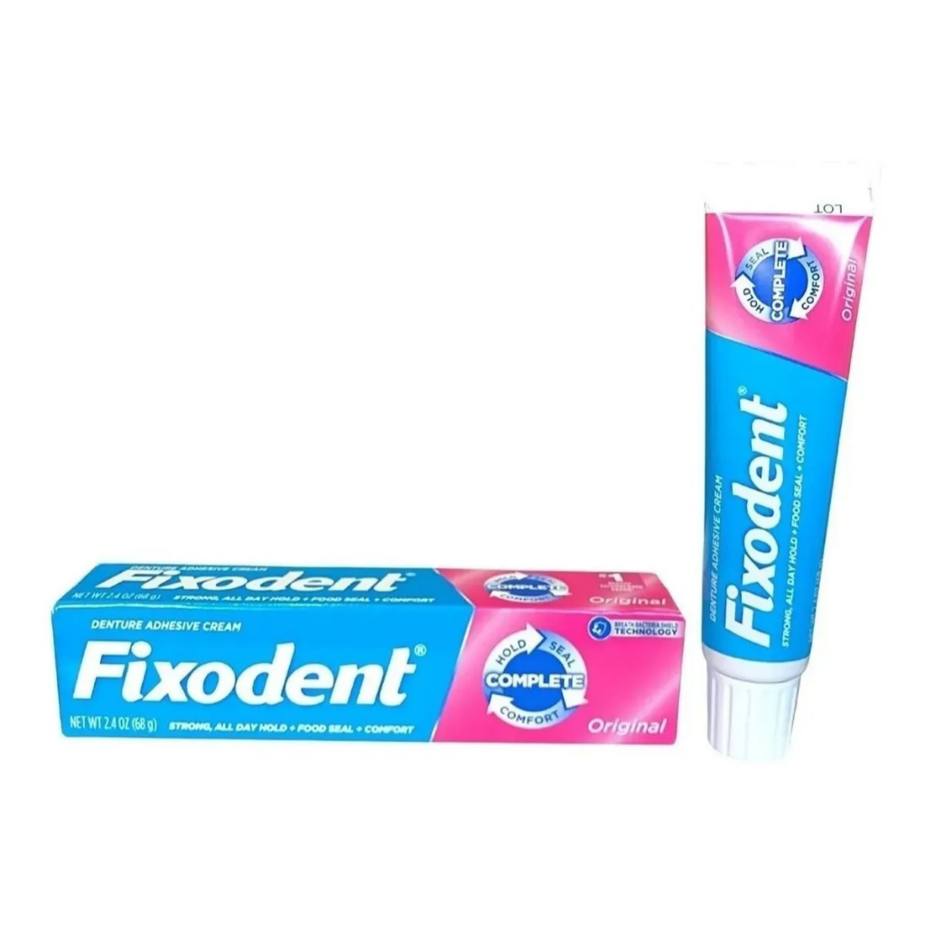 Fixador de Prótese Dentária Fixodent em Gel Sem 