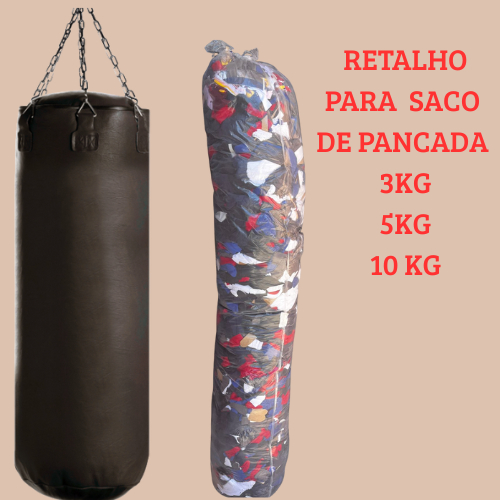 Retalho de Tecido para Enchimento de Saco de Panca