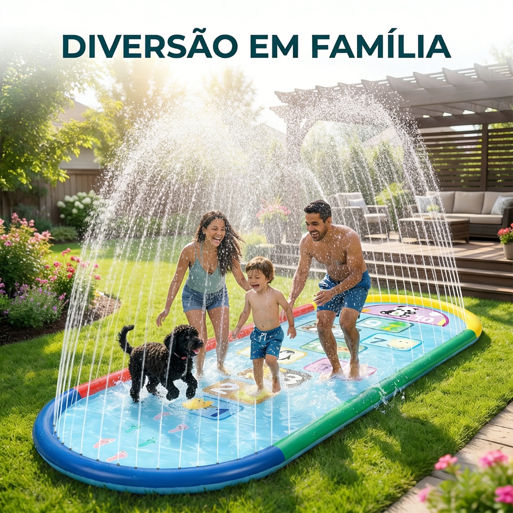 Splash Pad Sprinkler Piscina Inflável Brinquedos 