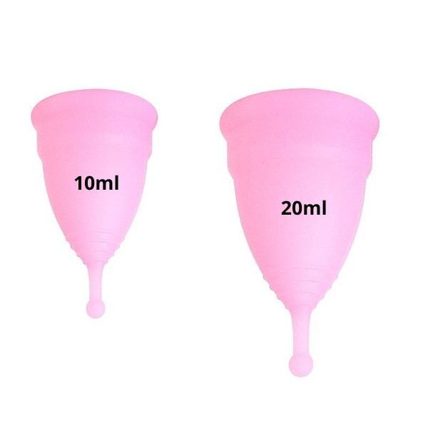 Kit 2 Coletor Menstrual Silicone Copo Menstrual Pe