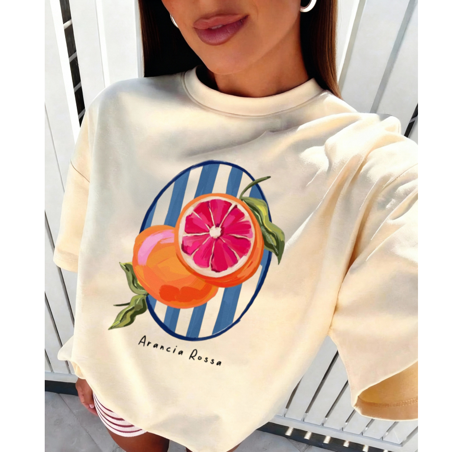 Camiseta Camisa blusa T-shirt oversized Feminina 1