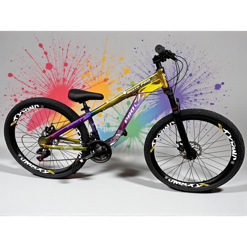 Bicicleta Aro 26 PRO-X Rustic PRO Camaleão Freeri