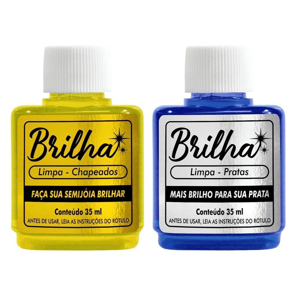 Kit 1x Limpa Pratas + 1x Limpa Folheados – B