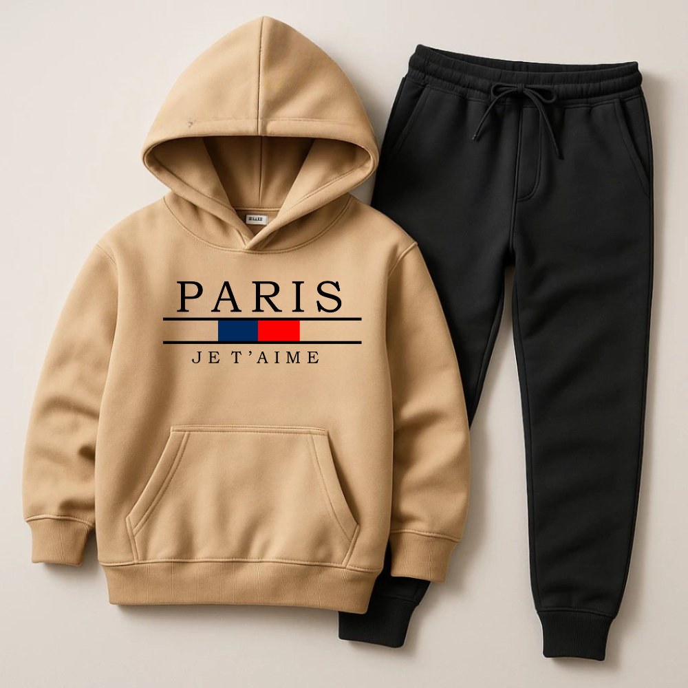 Conjunto Infantil Moletom Paris Jet Estampado Pers