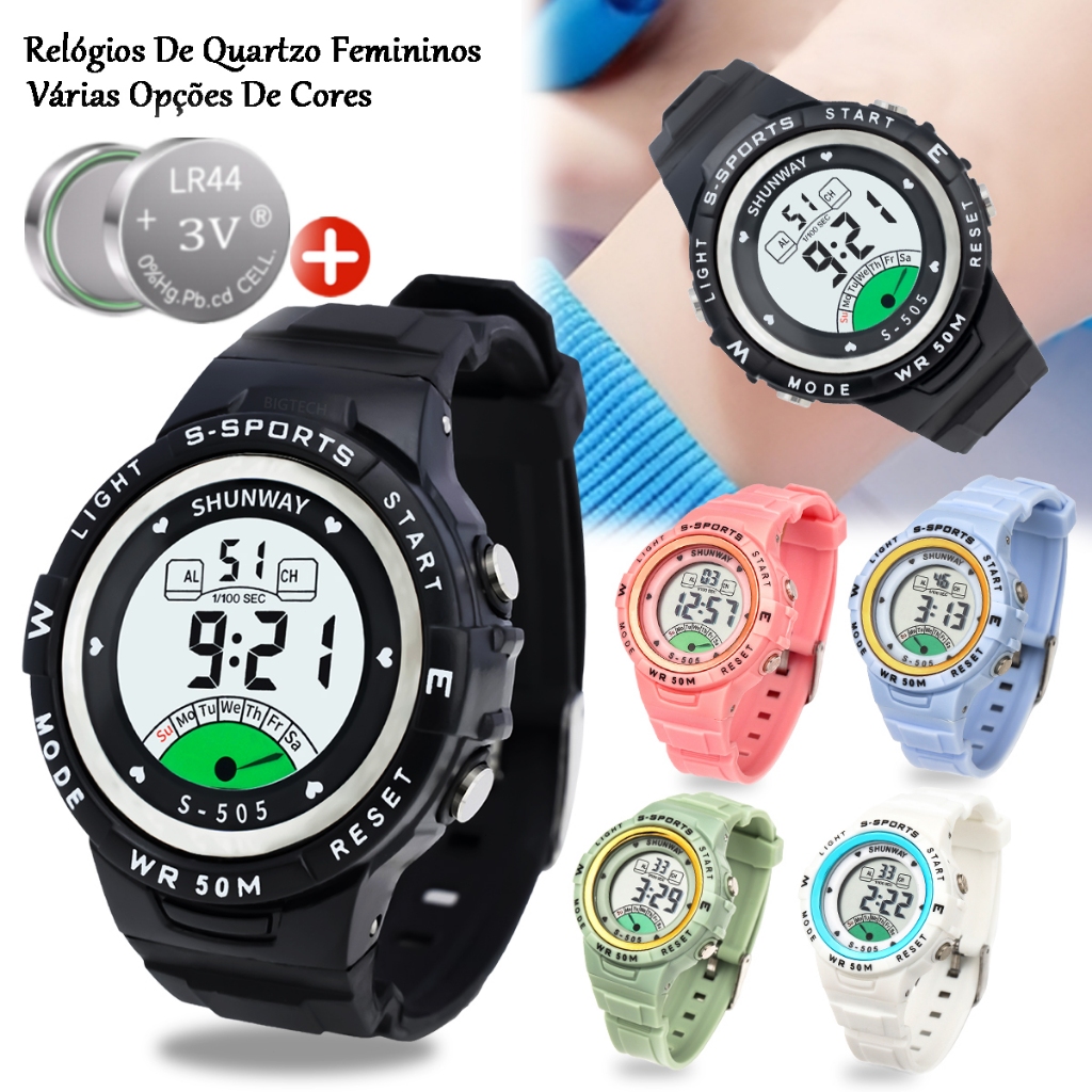 Relógio Infantil A Prova DÁgua Original Eletrôn