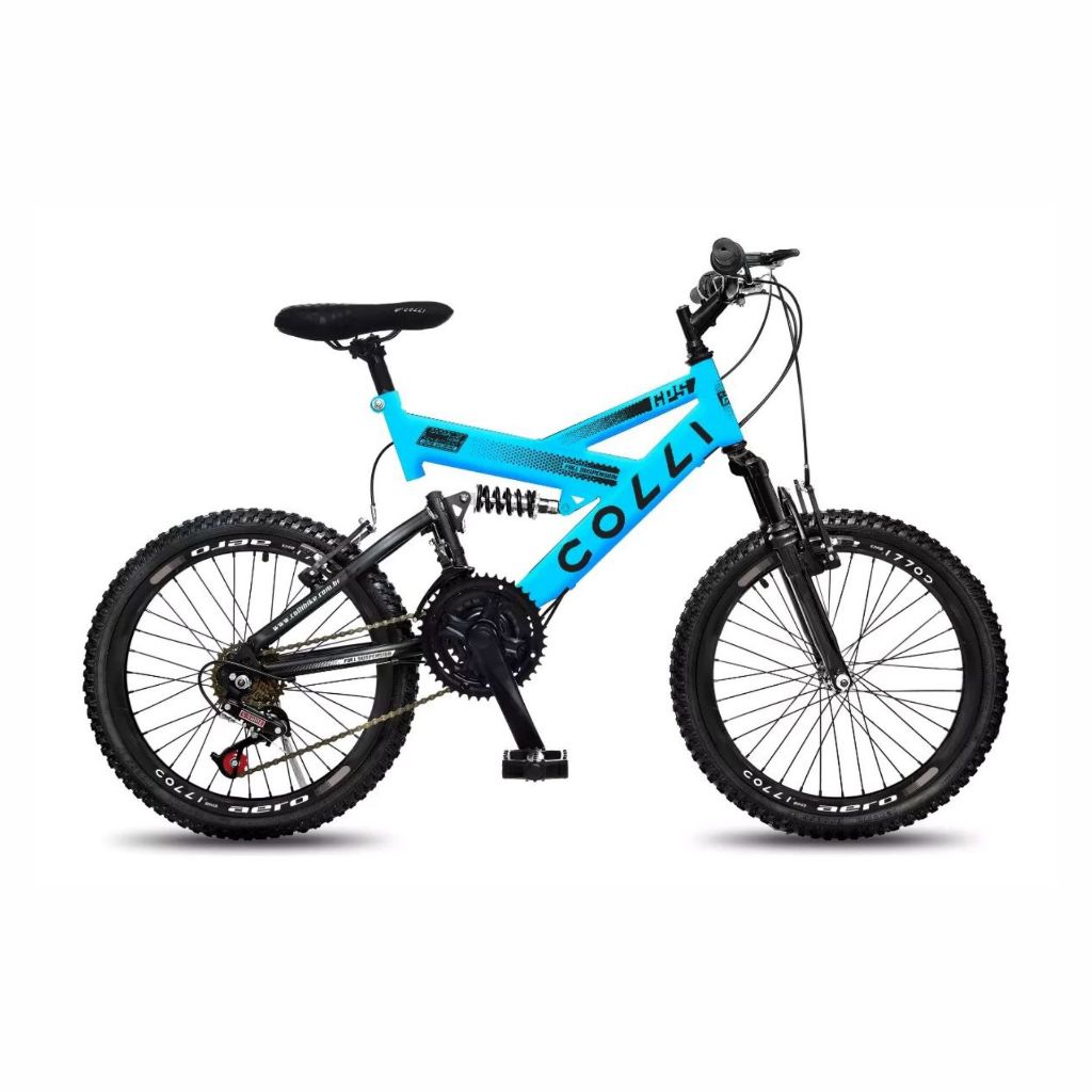 Bicicleta Infantil Colli Gps Dupla Suspensão Full