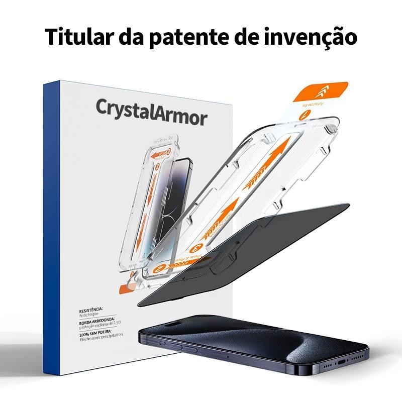 CrystalArmor Kit com 1 Película 3d  9H Privacidad