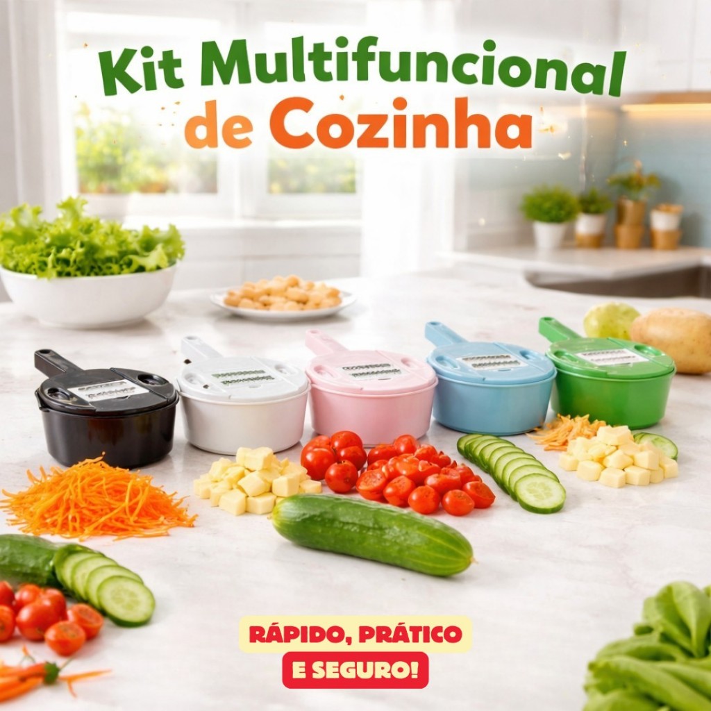 RALADOR DESCASCADOR CORTADOR FATIADOR DE LEGUMES V