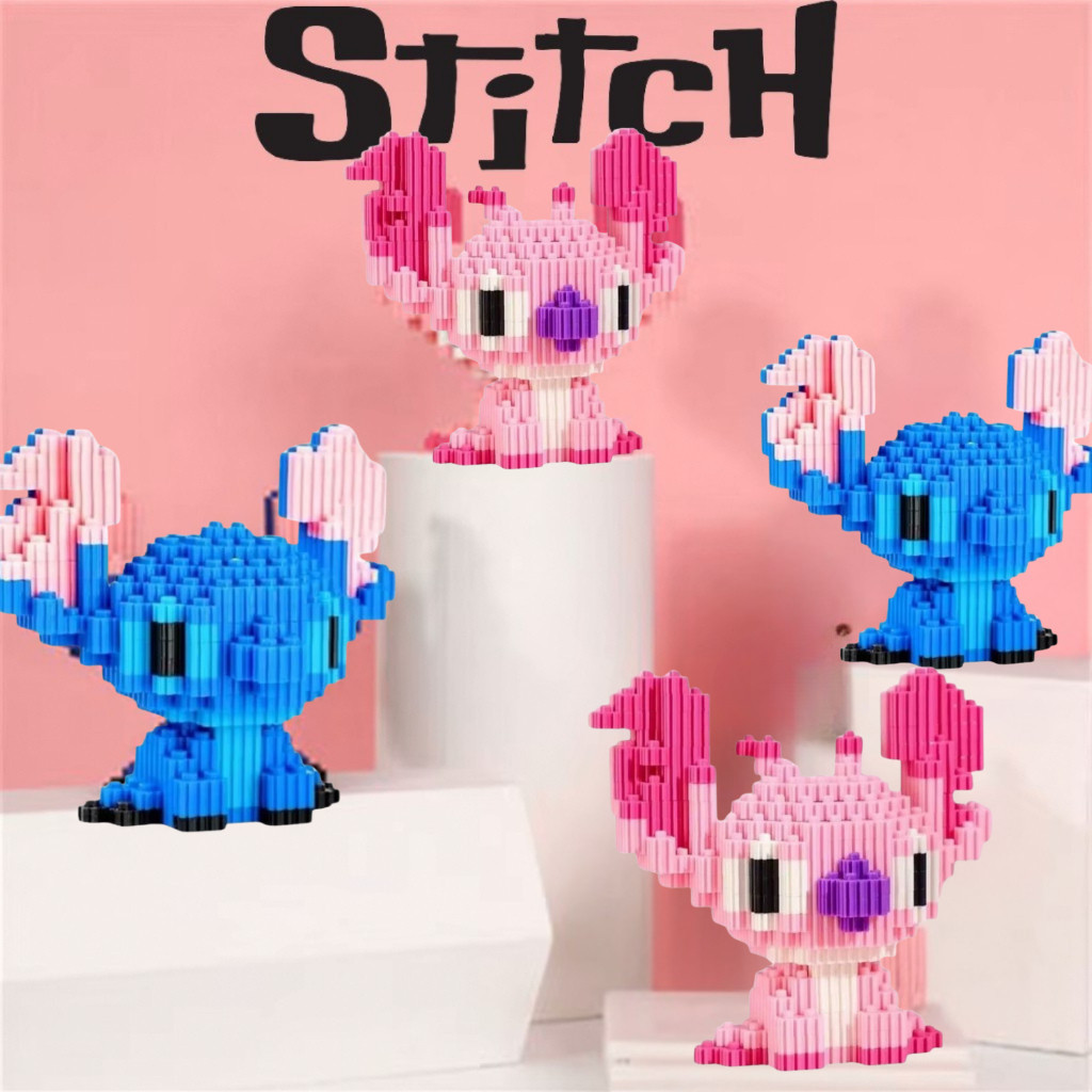 Lego Stitch Angel Mini Brinquedos Animado Montado 