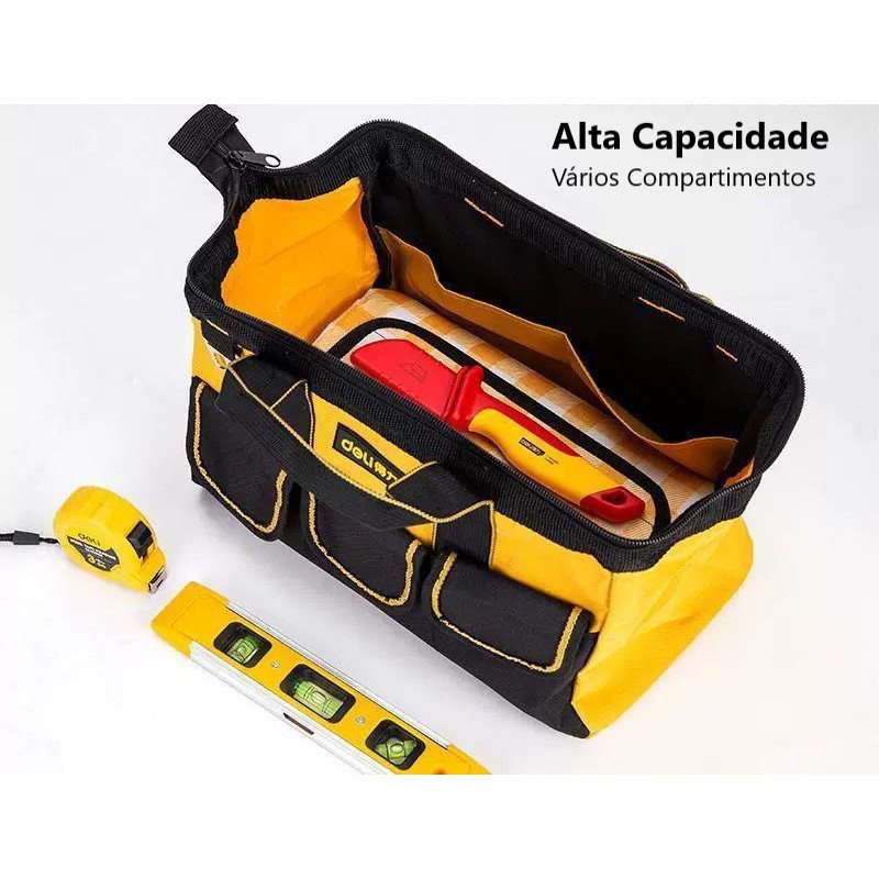 Bolsa Ferramentas 13 Impermeável Reforçada Multi