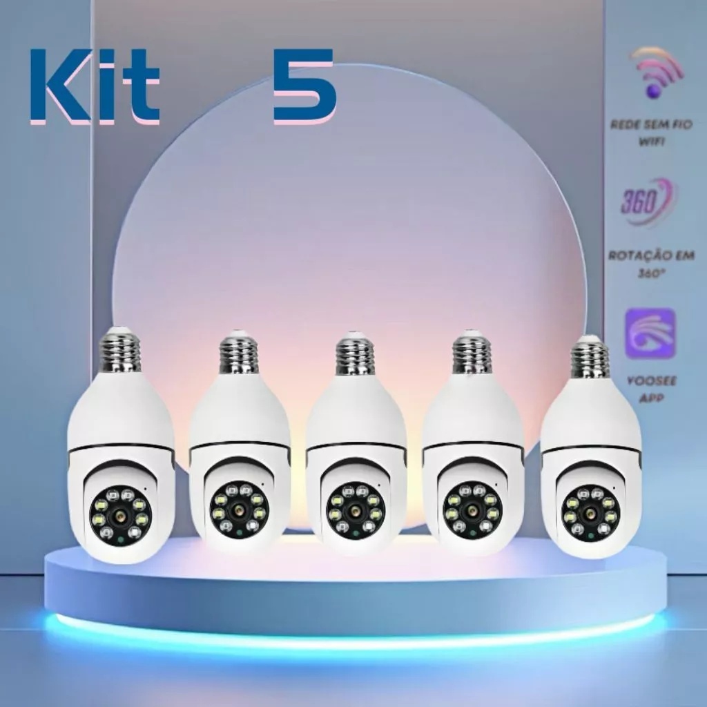 Câmera  Lampada  IP 44 à prova dágua Bivolt 110