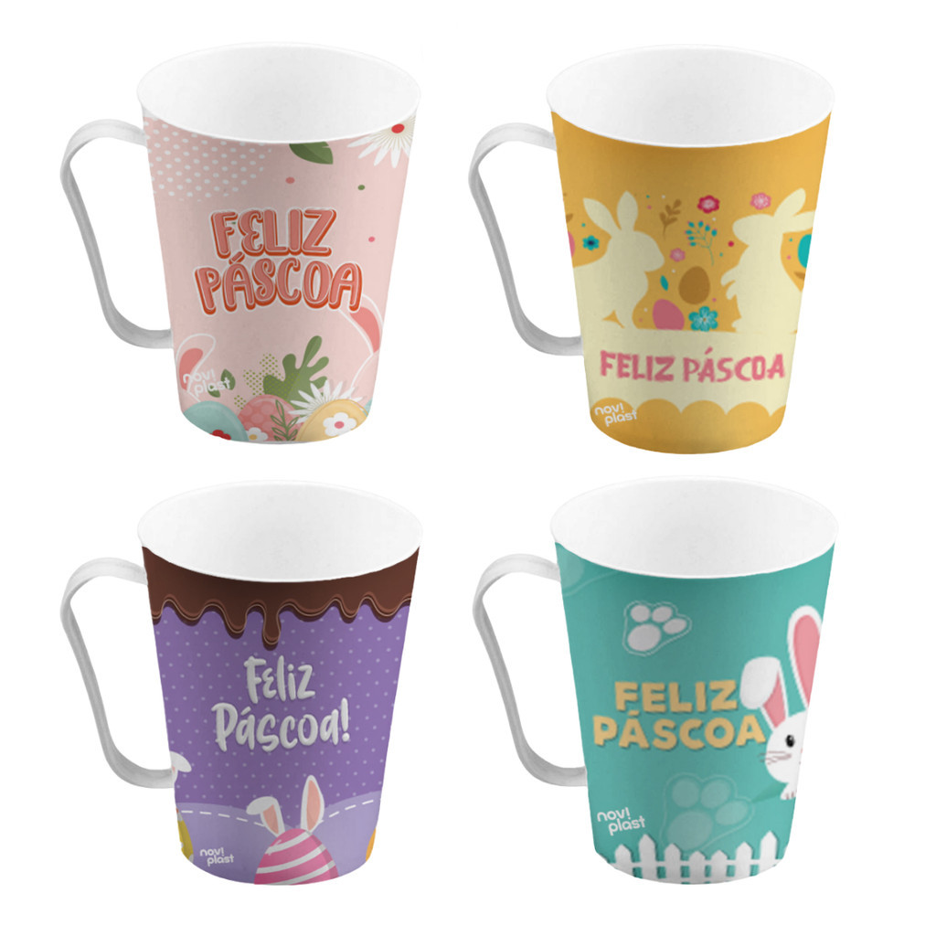 Kit 12 Canecas 430Ml Lembrancinhas Datas Especiais