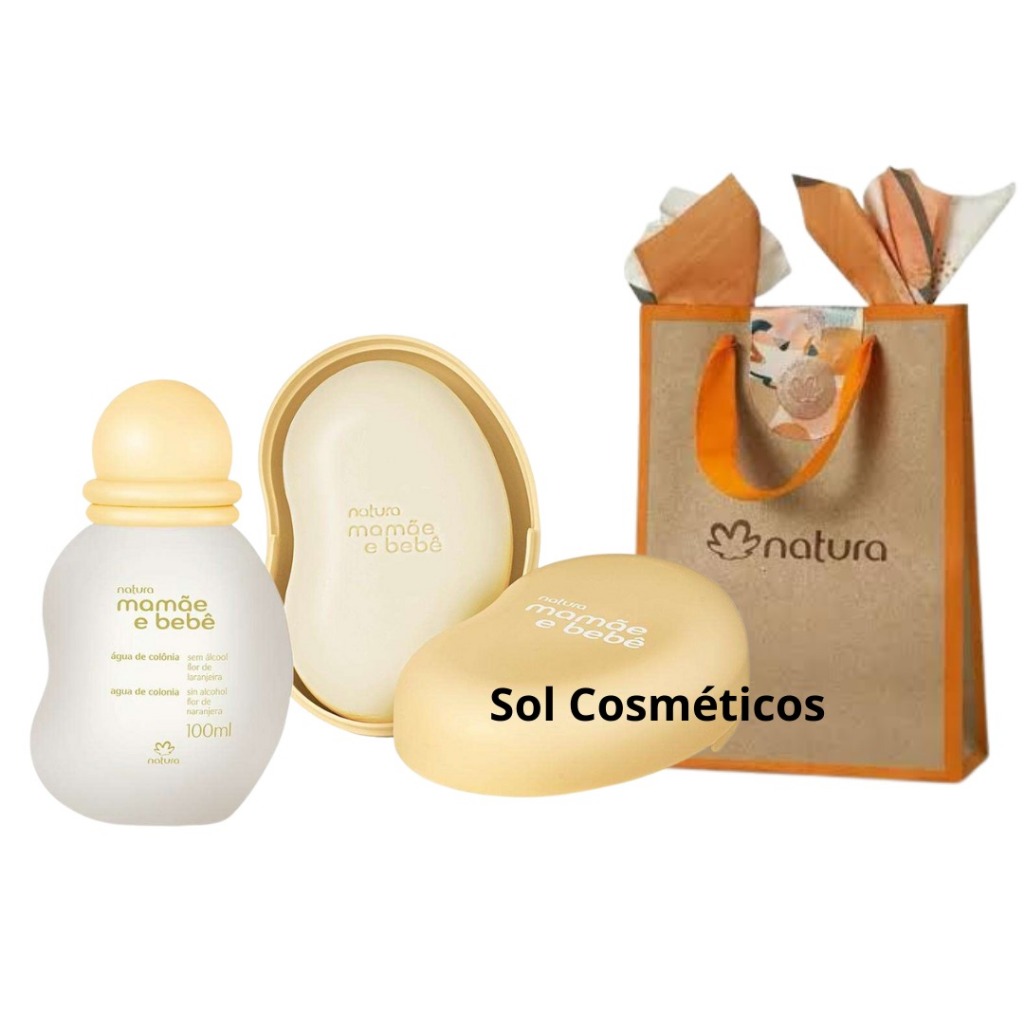 Kit Presente Mamãe e Bebê Flor de Laranjeira (2 