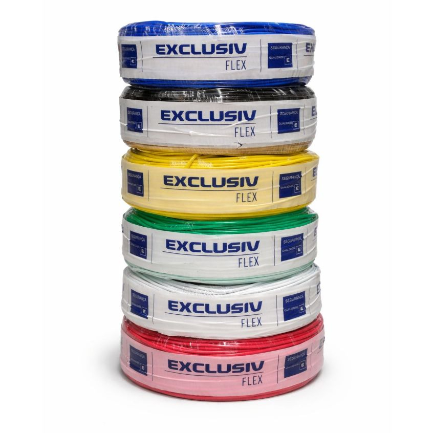 Cabo Flexível Rolo Fio 6,0 mm 100 Metros e 50 Met