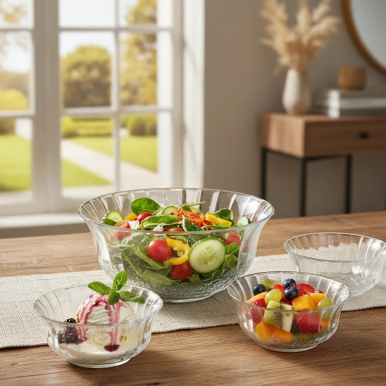 Conjunto de Bowls de Vidro Konia  7 Peças