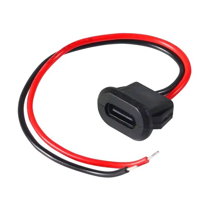 Conector Entrada Tipo C Fêmea 3.1 5v(quadrado)