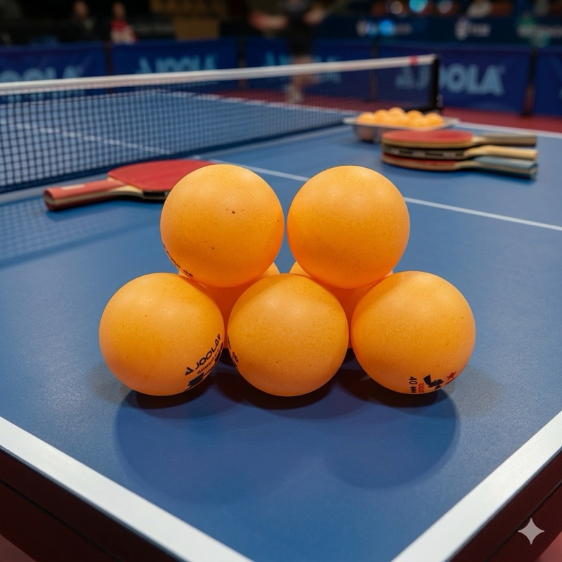 kit 5 bolinhas de tênis de mesa 3 estrelas