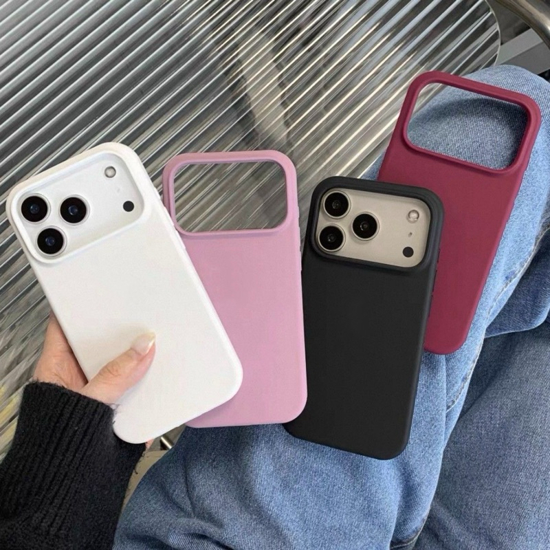 Capinha Case Silicone Aveludada Para iPhone 17/17P