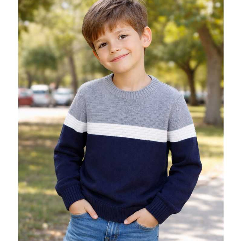 Suéter Infantil Masculino Tricot – Tamanho 