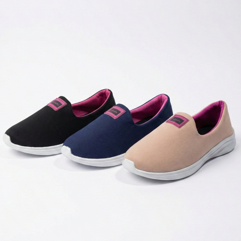 Tênis Slip On Feminino Casual Confortável Calce 