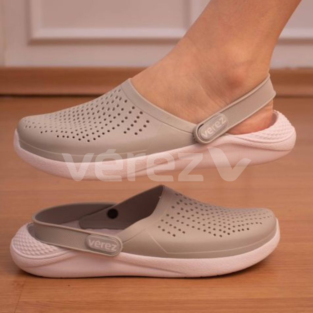 Babuche Vérez Cinza Masculino e Feminino Conforto