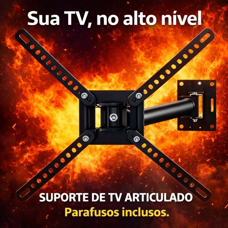 Suporte Para TV Articulado 32 a 55 Polegada LCD LE