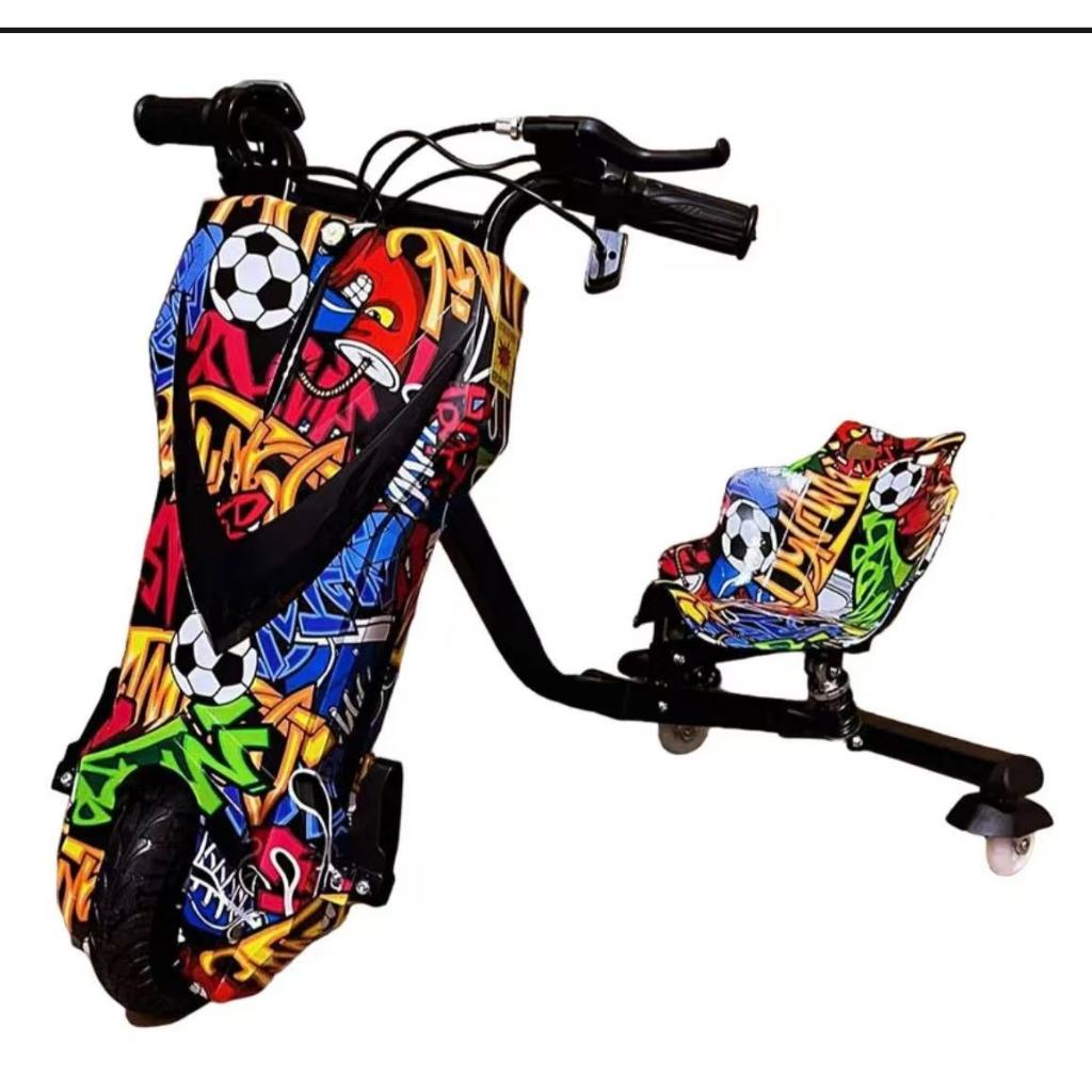 Carro de deriva grande com guiador de freio, guiad