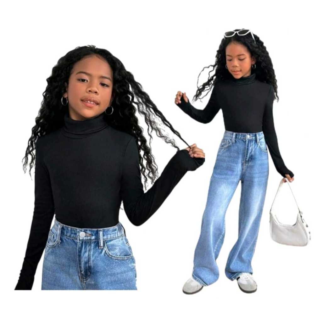 O Melhor Body Infantil Criança Tecido Collant Seg