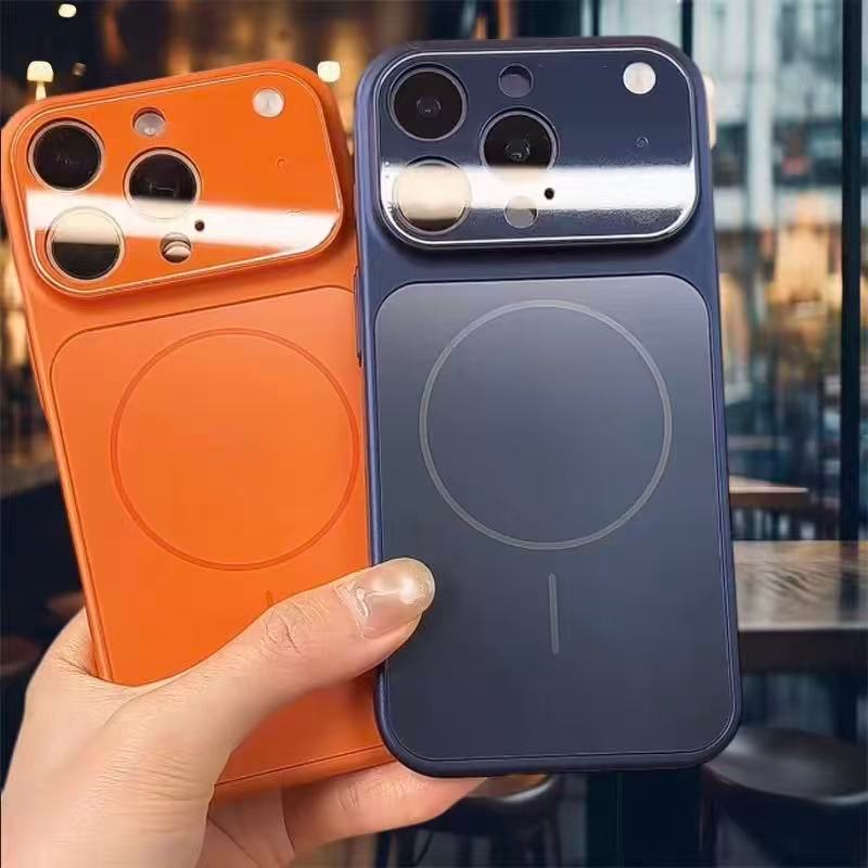 CAPA LARANJA Para iPhone 11 12 13 14 15 Pro Max Co