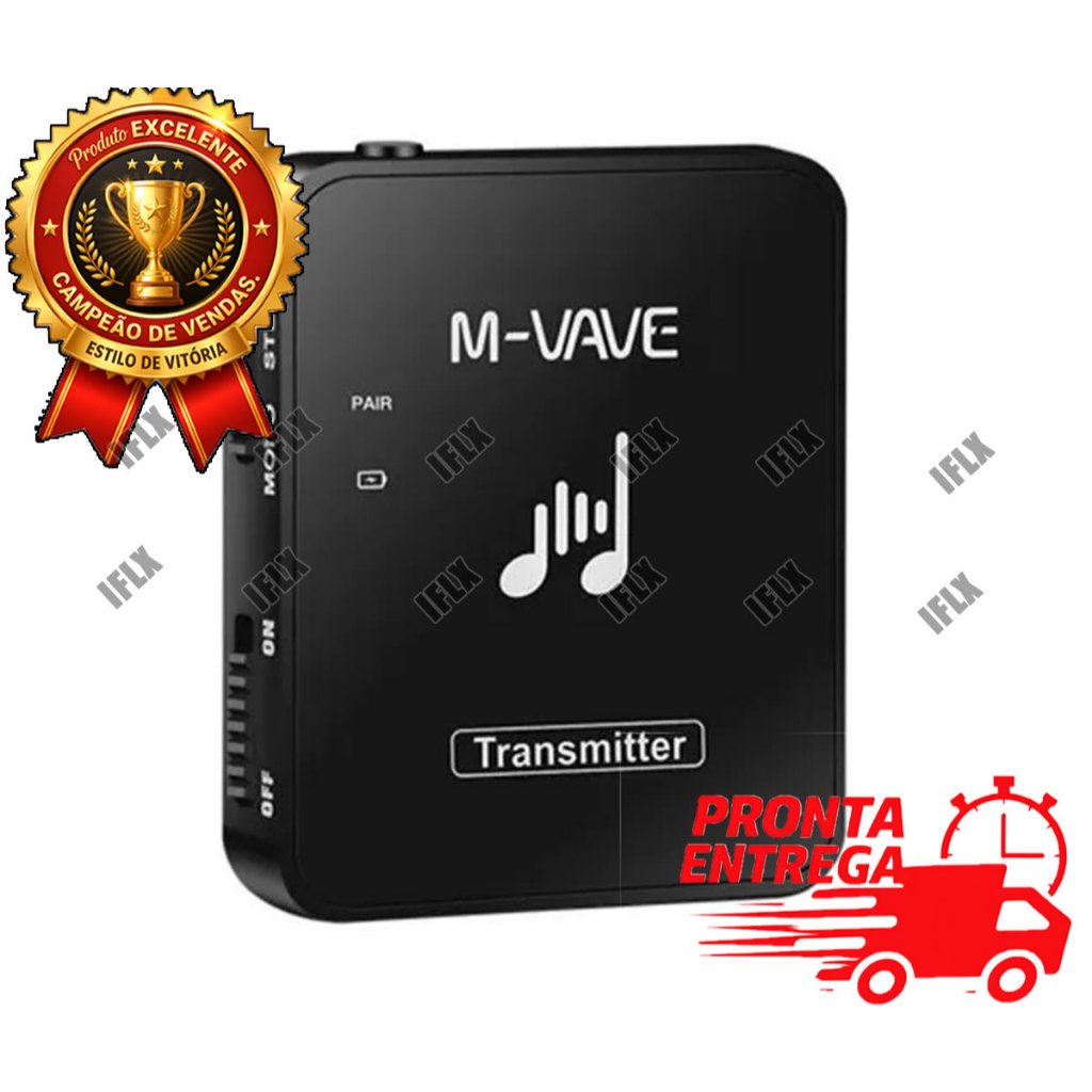 Transmissor M-vave Wp-10 Para Retorno De Palco Avu