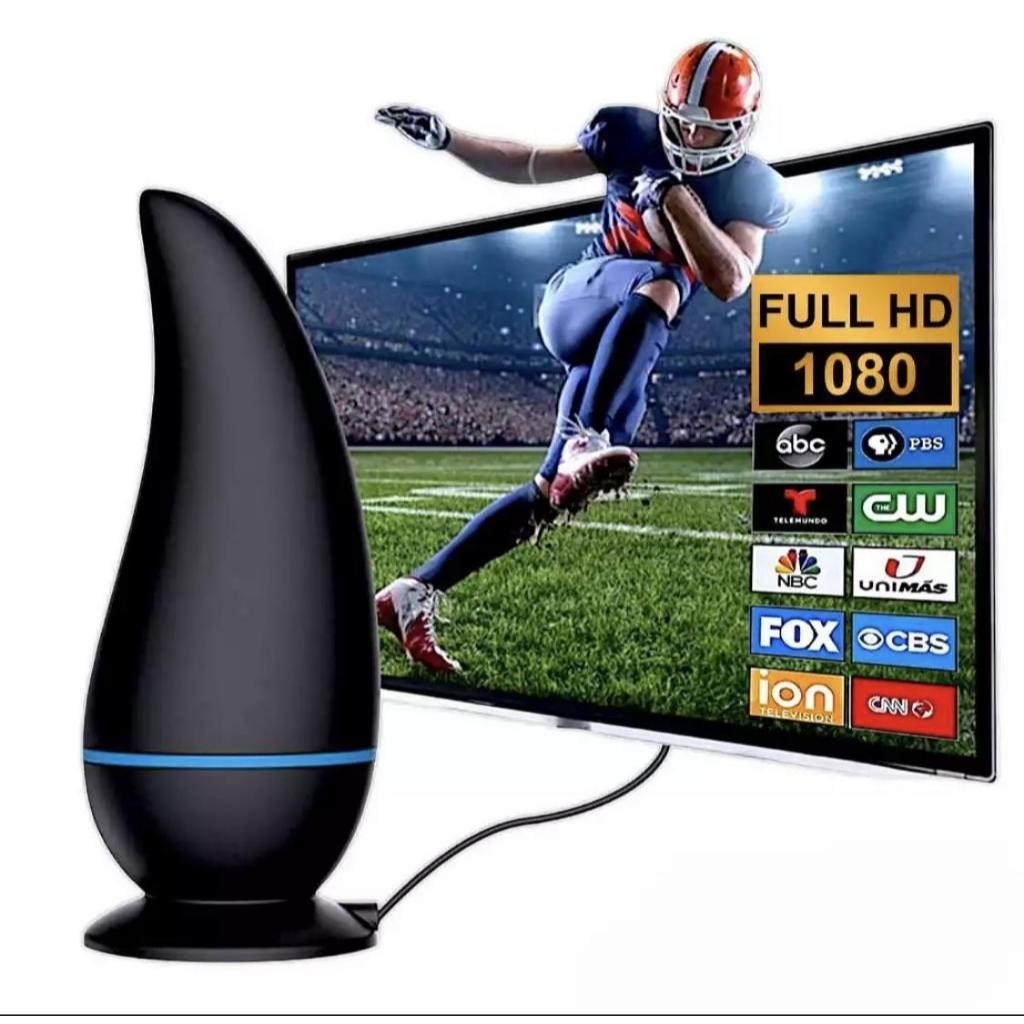 Antena Interna Tv Digital Amplificada 1080 Hdtv In
