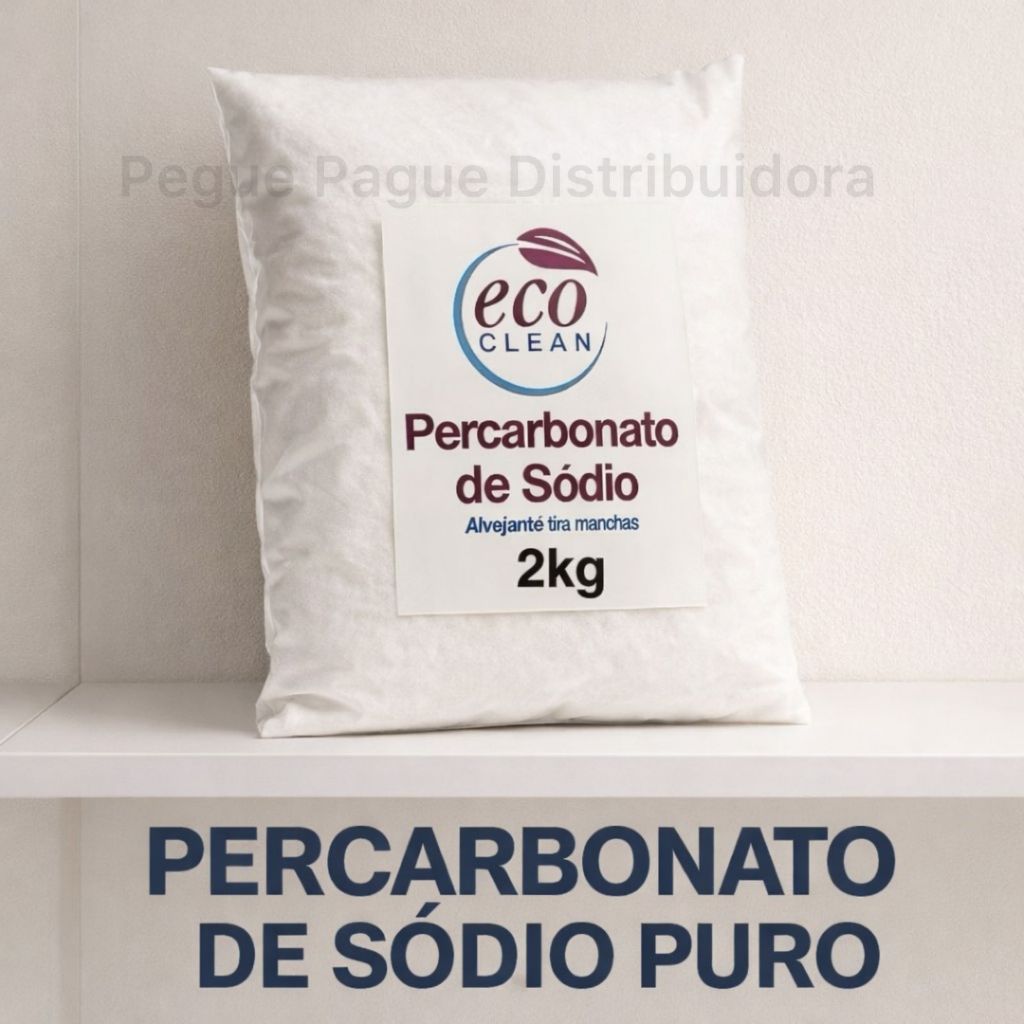 Percarbonato 100% Puro Eco Clean 2KG limpeza em ge