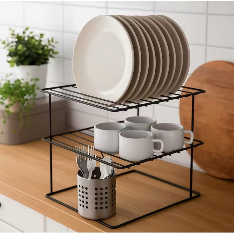 Suporte para Pratos Organizador de Armário 2 anda