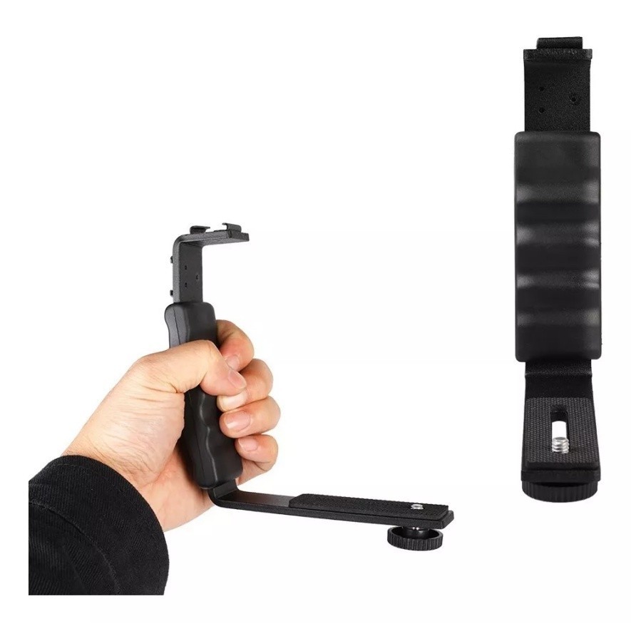 Braço  Sapata Led Microfone Estabilizador Osmo Sm