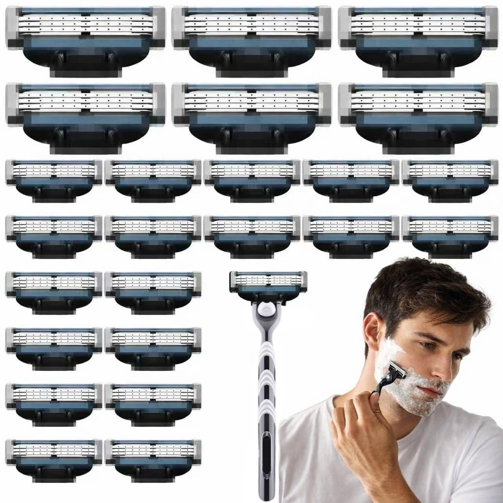 kit 16 Mach 3 Barbeador ManualMasculino De Seguran