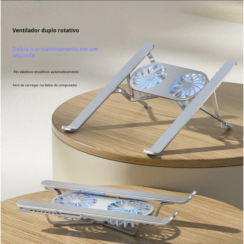 Suporte Para Notebook Com Dupla Refrigeracao Dobr�
