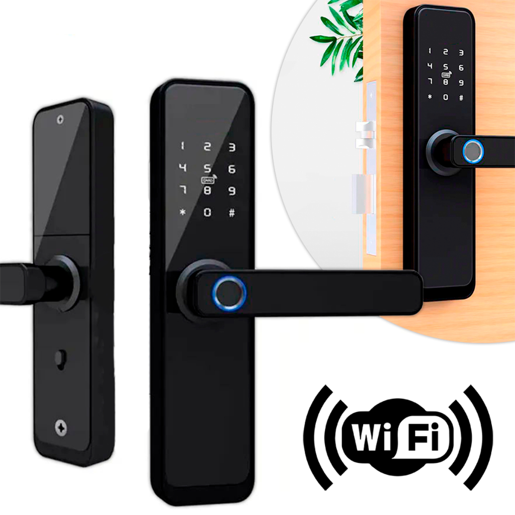 Fechadura Eletronica Digital Senha Biometria Carta