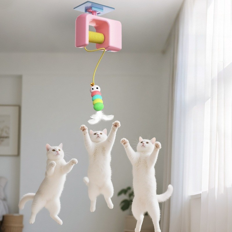 Brinquedo Interativo Elétrico para Gatos Corda El