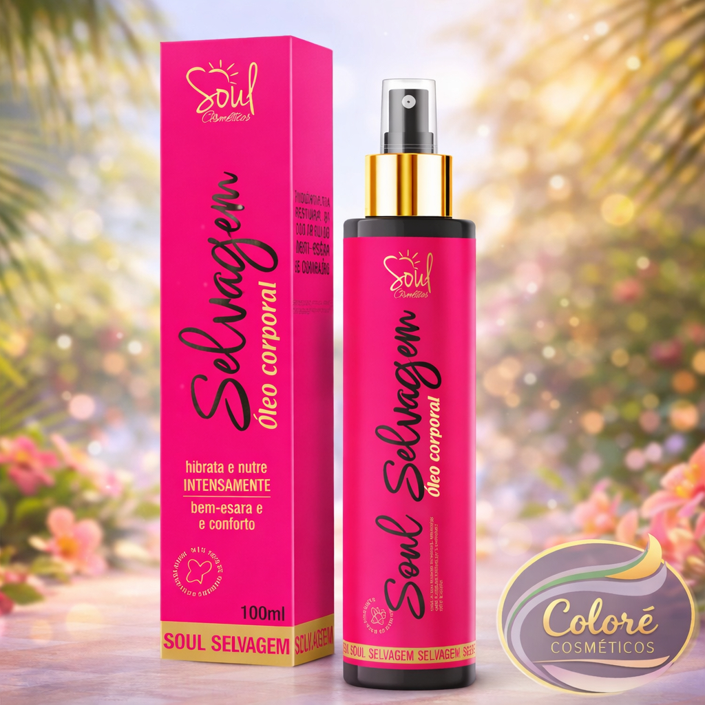 Óleo Clareador Axila Virilha Soul Selvagem Hidrat