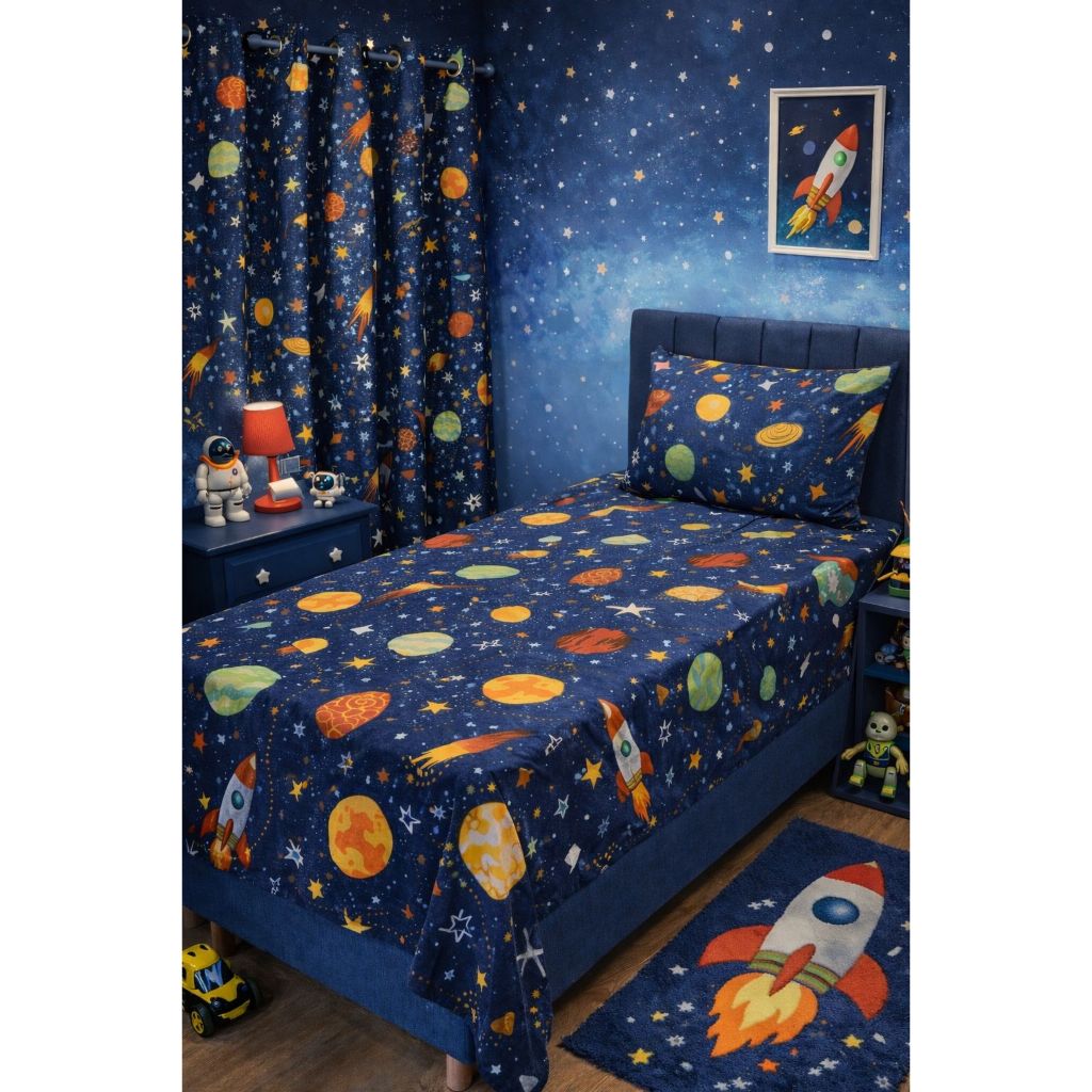 Kit Quarto Infantil Completo  Lençol + Fronha + C