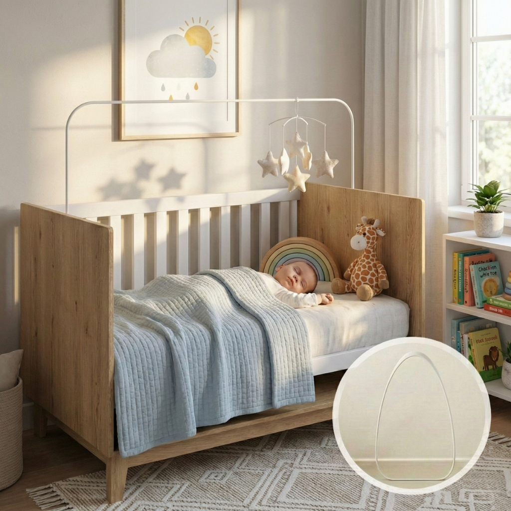 Varão de Berço Para Mosquiteiro Suporte Haste Pa