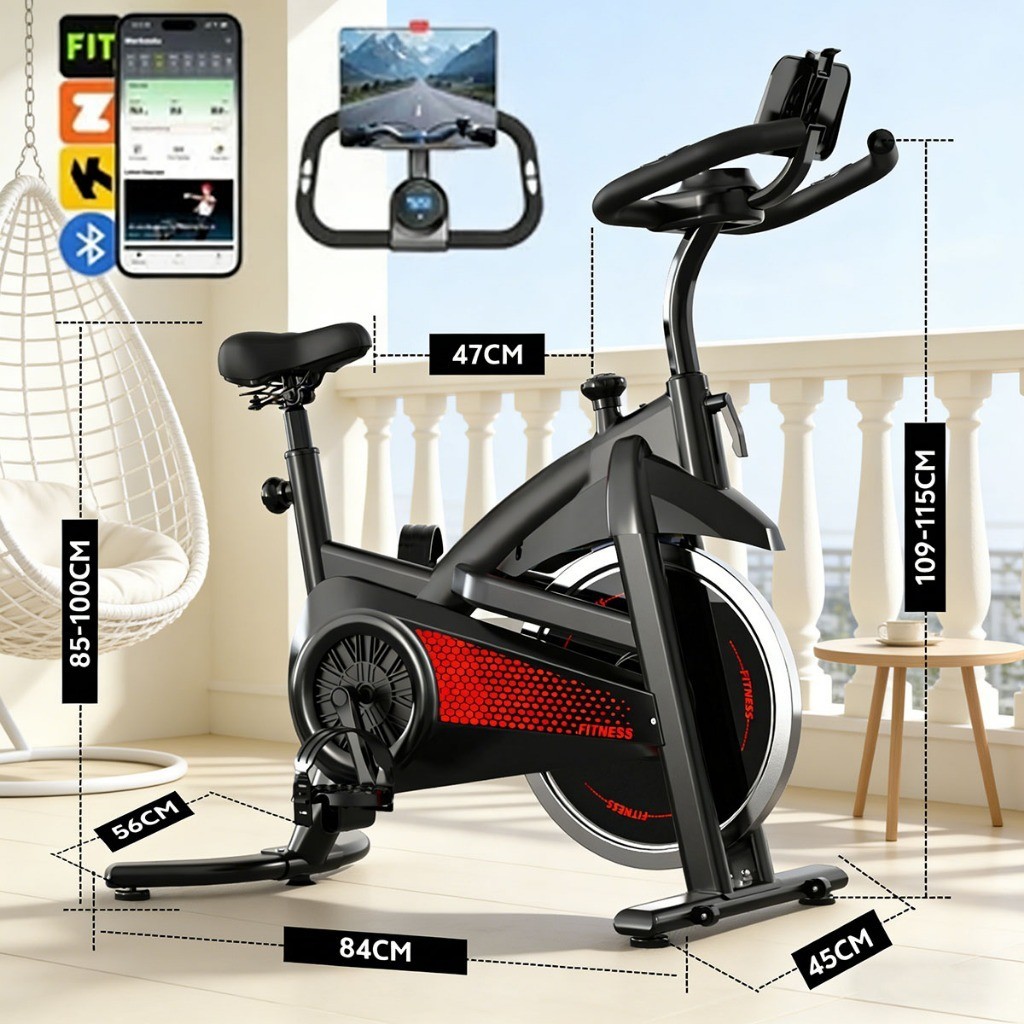 Bike Spinning para Apartamento 150kg Bicicleta Erg