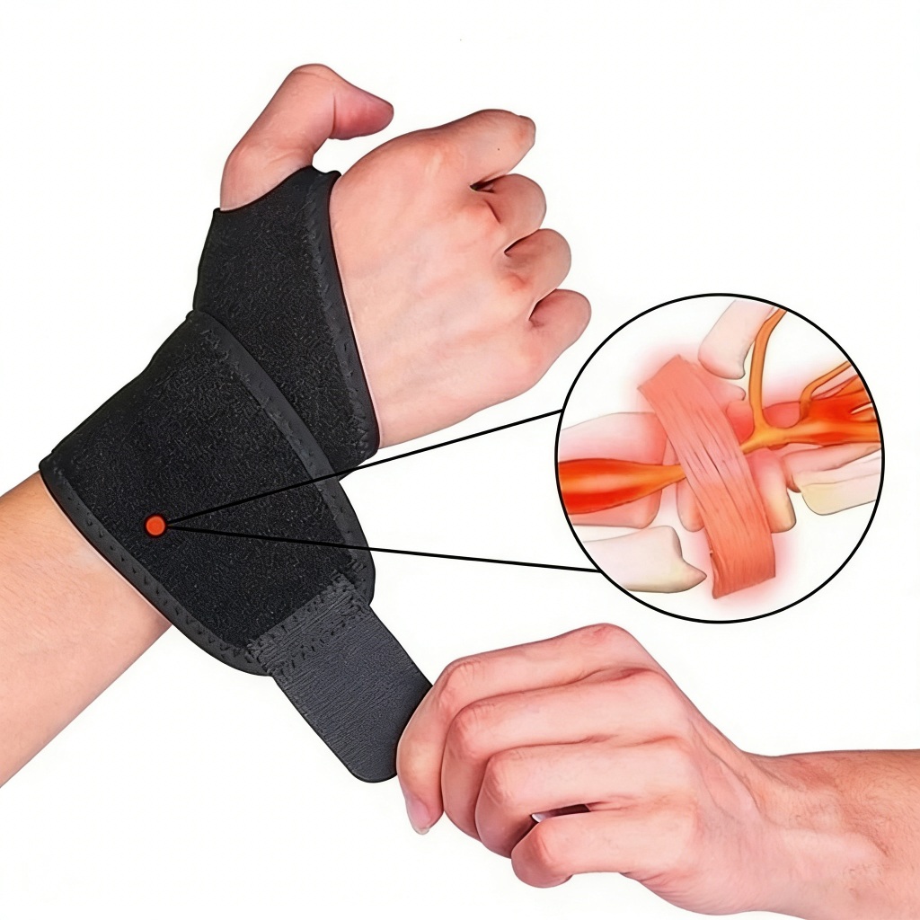Munhequeira Ajustável com Suporte Bilateral ̵