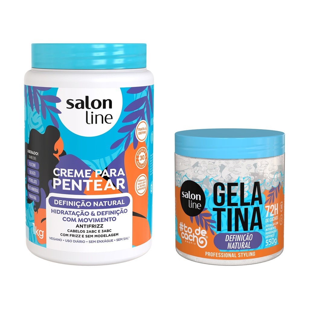 Kit Definição Natural com Creme para Pentear e G