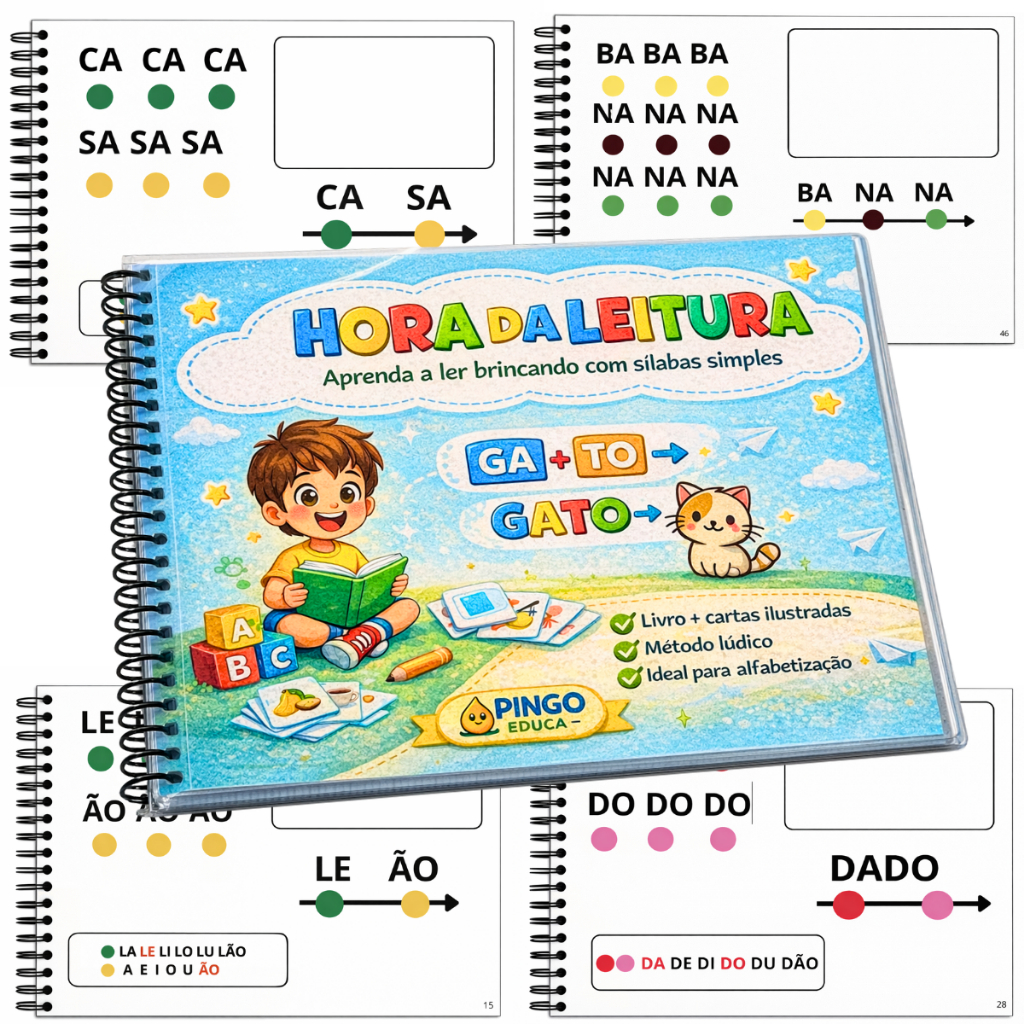 Livro Infantil Alfabetização Aprender Ler com S�