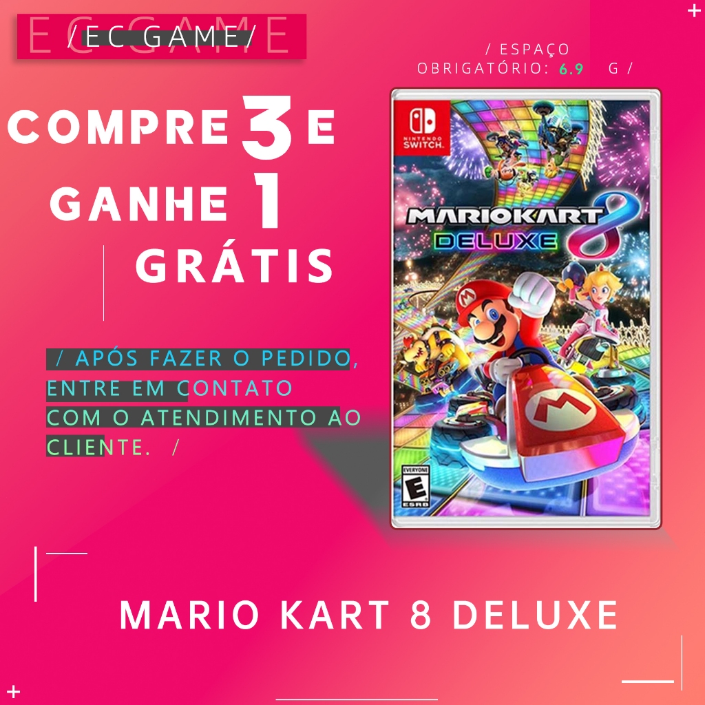 Mario Kart 8 Deluxe-NS Leve 3 e ganhe 1