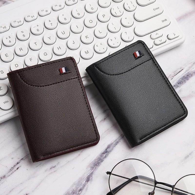 Nova Carteira Ultrafina Masculina Porta Cartão Mi